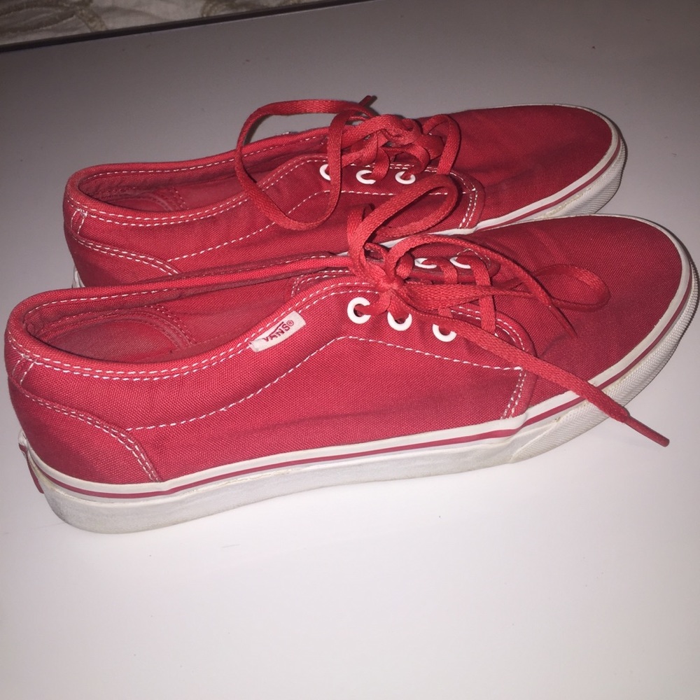 Red Vans - Mens 9
